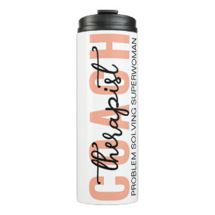 Personalisierter Cheer-Therapeut-Tumbler, Dankesch Thermosbecher