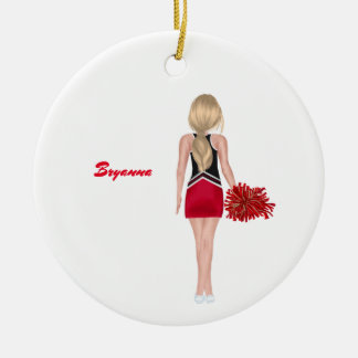 Personalisierter Chef der Roten und Schwarzen Schu Keramik Ornament
