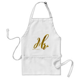 Personalisierter Chic-Herr und Frau Aprons Gift Schürze