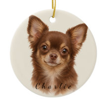 Personalisierter Chihuahua mit individuellem Namen