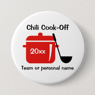 Personalisierter Chili-Abschlag Button
