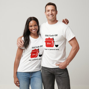 Personalisierter Chili-Abschlag T-Shirt