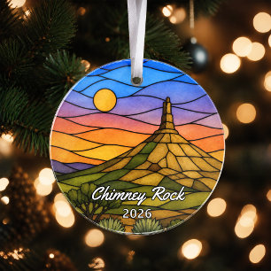 Personalisierter Chimney Rock Historic Site Acryl- Ornament