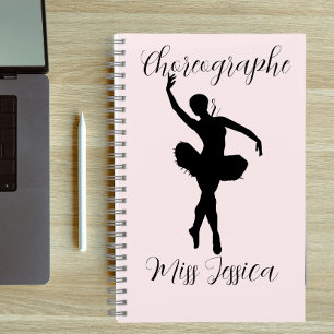 Personalisierter Choreograf Lehrer Anerkennung Notizbuch