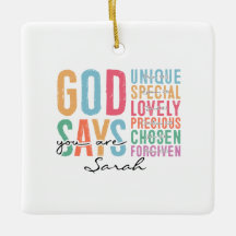 Personalisierter christlicher | Bibelvers-Schmuck