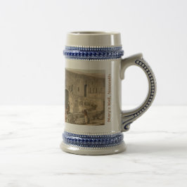 Personalisierter christlicher Familientischschmuck Bierglas