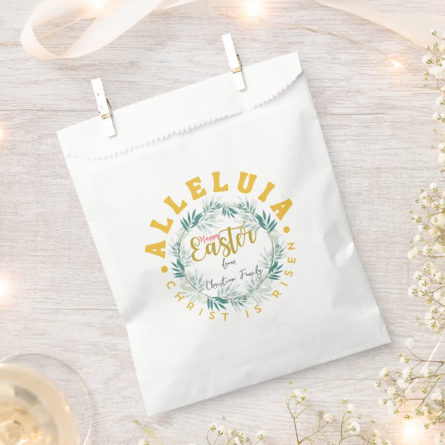 Personalisierter Christlicher OsterOstern Geschenktütchen (Ausgeschnitten)