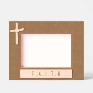 Personalisierter Christlicher Palmkreuz Geätzte Rahmen