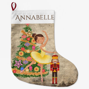 Personalisierter Clara-Ballett-Urlaub The Nutcrack Großer Weihnachtsstrumpf