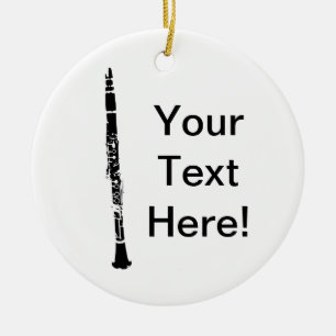 Personalisierter Clarinet Keramikornament