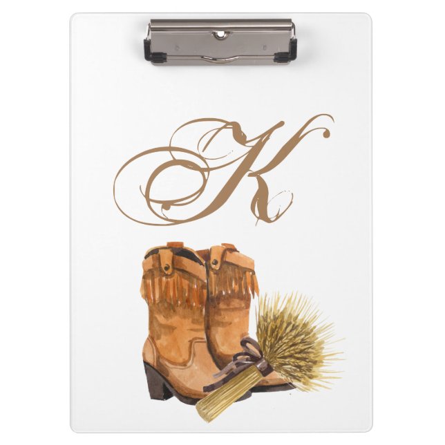 Personalisierter Clip Board Sommerlandeshochzeit R Klemmbrett (Vorderseite)