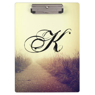 Personalisierter Clip Board Sonnenaufgang Pfad Pa Klemmbrett