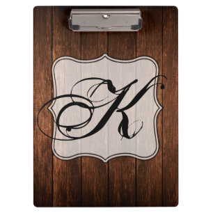 Personalisierter Clip Board Stall Holz Land Rustik Klemmbrett