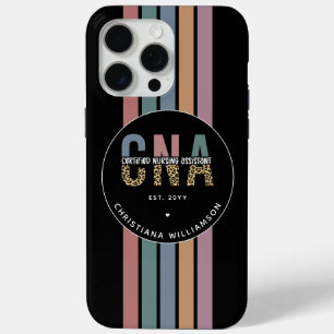 Personalisierter CNA Retro zertifizierter Krankenp Case-Mate iPhone Hülle