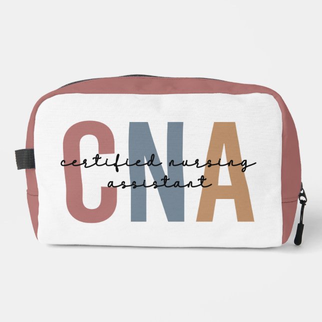 Personalisierter CNA Retro zertifizierter Krankenp Waschbeutel (Vorderseite)