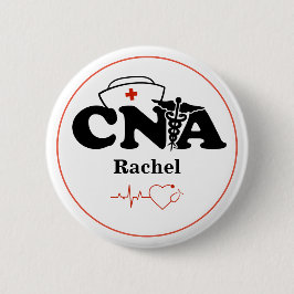 Personalisierter CNA-zertifizierter Krankenpfleger Button
