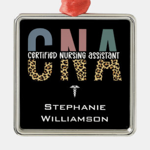 Personalisierter CNA-zertifizierter Krankenpfleger Ornament Aus Metall