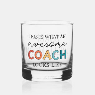 Personalisierter Coach Funny Phantastisch Coach Whiskyglas