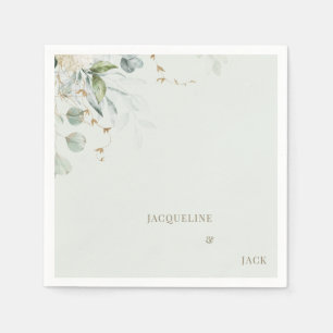 Personalisierter Cocktail in Light Sage Folies Serviette