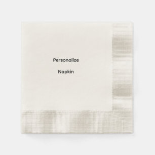 Personalisierter Cocktail mit eigenem Namen Serviette