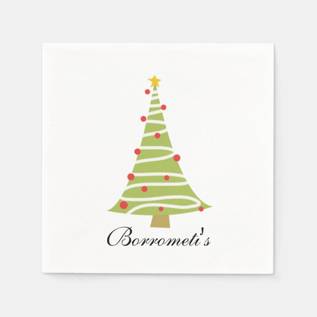 Personalisierter Cocktail Napkin Serviette (Vorderseite)