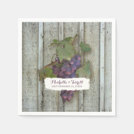 Personalisierter Cocktail Party Dekoration Weintra Serviette
