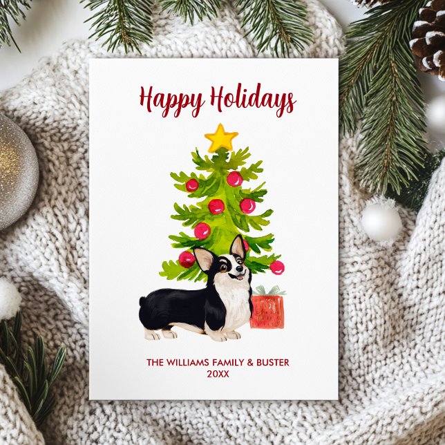 Personalisierter Corgi Dog Weihnachten (Von Creator hochgeladen)