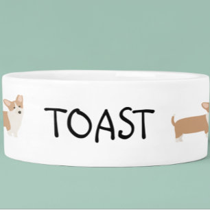 Personalisierter Corgi-Fan Napf