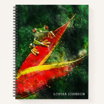 Personalisierter Costa Rica Tree Frog Abstrakt