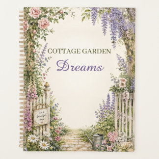 Personalisierter Cottage-Garten-Träume-Planer Planer