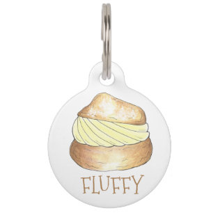 Personalisierter Creme Puff Feinschmecker Creampuf Haustiermarke