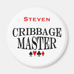 Personalisierter Cribbage-Meister Magnet