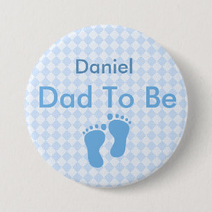 Personalisierter Daddy to Be Button