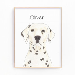 Personalisierter Dalmatiner Fotodruck