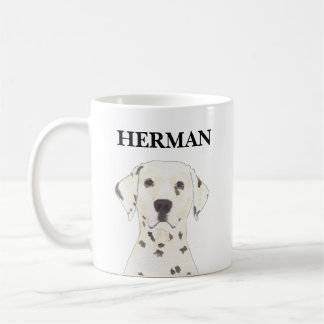 Personalisierter Dalmatiner Kaffeetasse