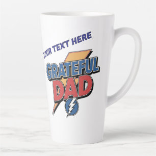 Personalisierter dankbarer Dad Superheld  Milchtasse