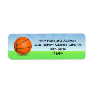 Personalisierter der Sport-Basketball-sonniger Tag