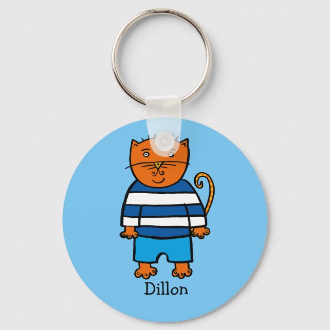 Personalisierter Dillon Schlüsselanhänger (Vorderseite)