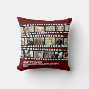 Personalisierter DIY-Maßstab für Fotocollage-Film Kissen