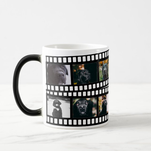 Personalisierter DIY-Maßstab für Fotocollage-Film Verwandlungstasse (Links)