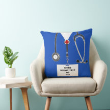 Personalisierter Doctor Throw Kissen