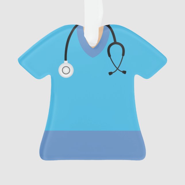 Personalisierter Doktor Surgeon Christmas Ornament (Vorderseite)
