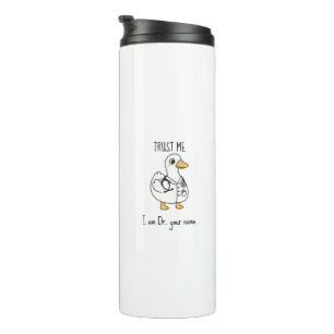 Personalisierter Doktorente-Becher Thermosbecher