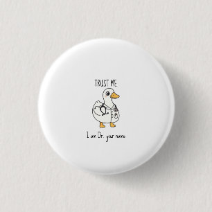 Personalisierter Doktorente Button