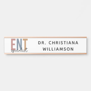 Personalisierter DOM-Facharzt Türschild