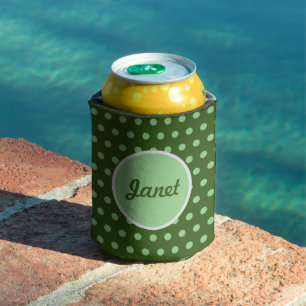 Personalisierter Dosenkühler (Jäger & Sage Green)