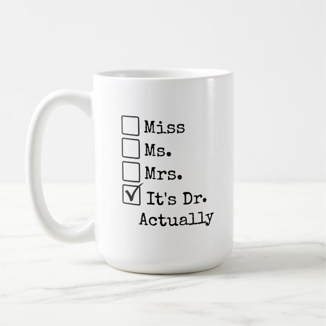 Personalisierter DR-Abschlussbecher, Geschenk für  Kaffeetasse (Links)