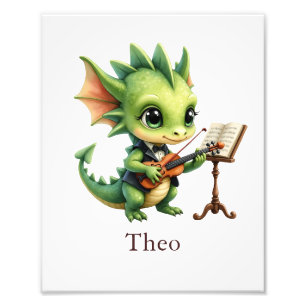 Personalisierter Drachen-Kunst-Druck mit individue Fotodruck