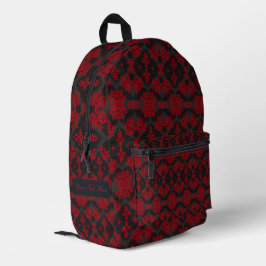 Personalisierter, dunkler Garten gedruckter Rucksa Bedruckter Rucksack