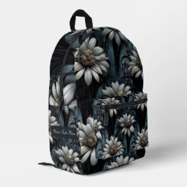 Personalisierter, dunkler Garten gedruckter Rucksa Bedruckter Rucksack